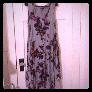 Grey and lilac dress
